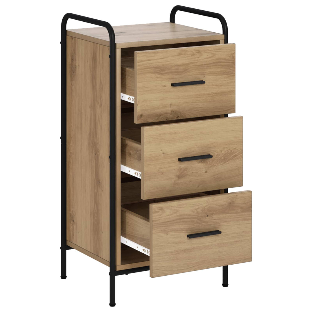 Sideboard Artisan-eg 97 x 33 x 81 cm Konstrueret træ