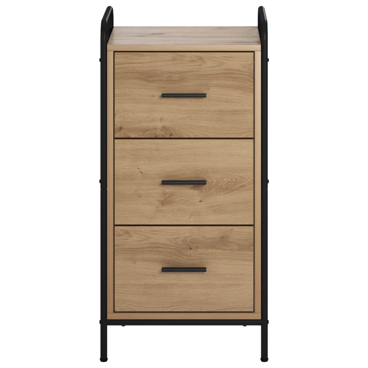Sideboard Artisan-eg 97 x 33 x 81 cm Konstrueret træ