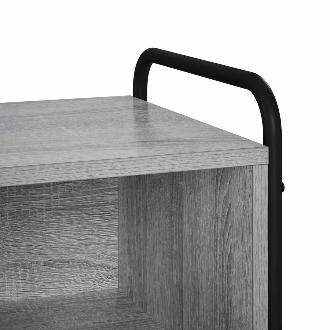 Sideboard Grå Sonoma 97 x 33 x 81 cm Konstrueret træ