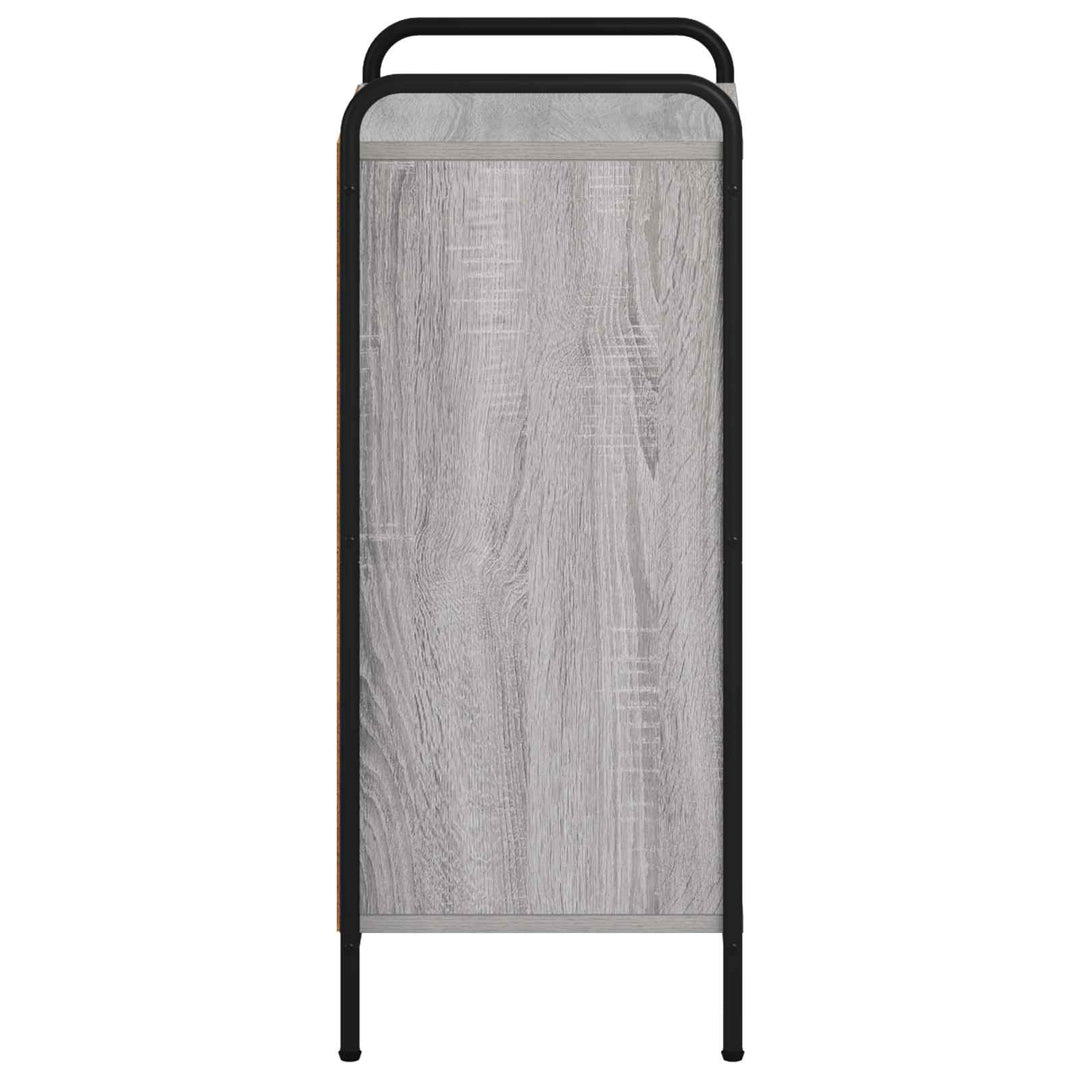 Sideboard Grå Sonoma 97 x 33 x 81 cm Konstrueret træ