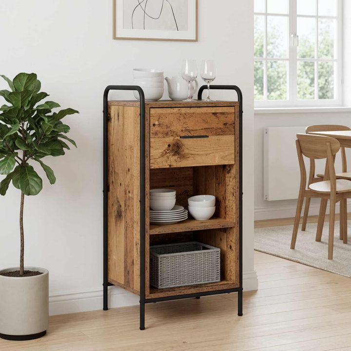 Sideboard Gammelt træ 97 x 33 x 81 cm Konstrueret træ