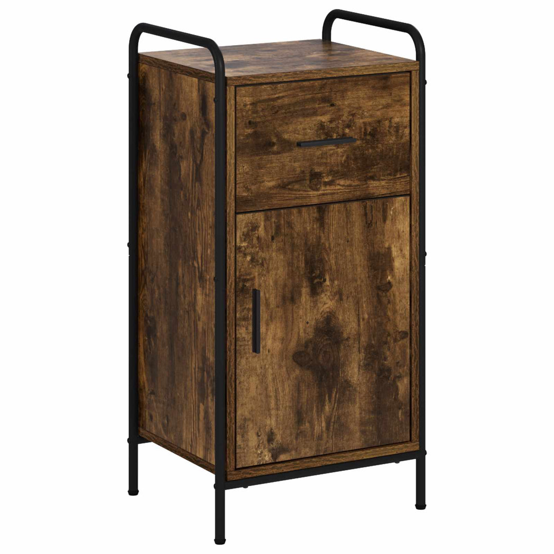 Sideboard Røget eg 97 x 33 x 81 cm Konstrueret træ