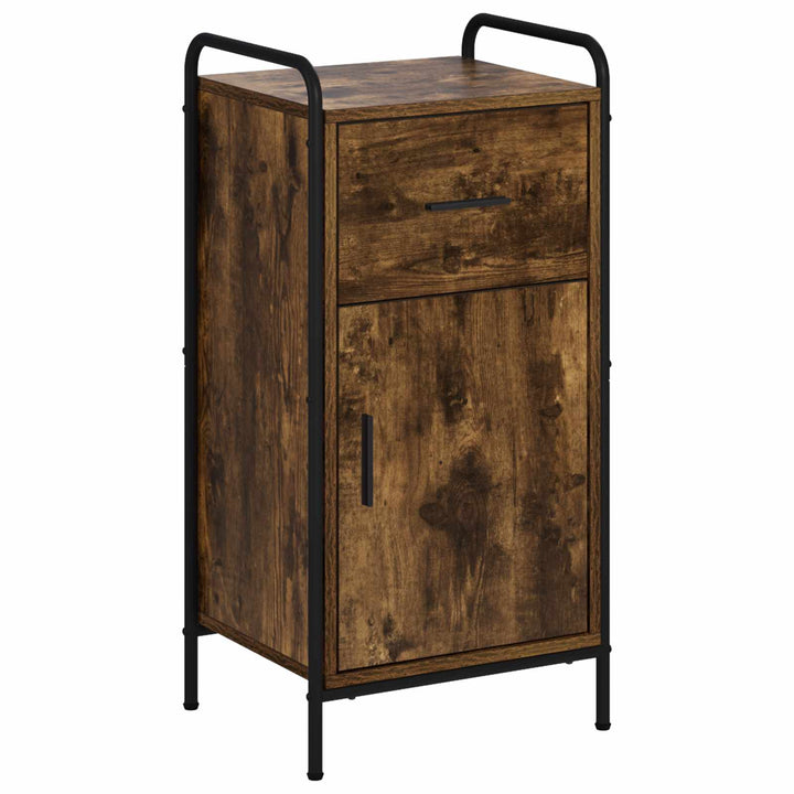 Sideboard Røget eg 97 x 33 x 81 cm Konstrueret træ