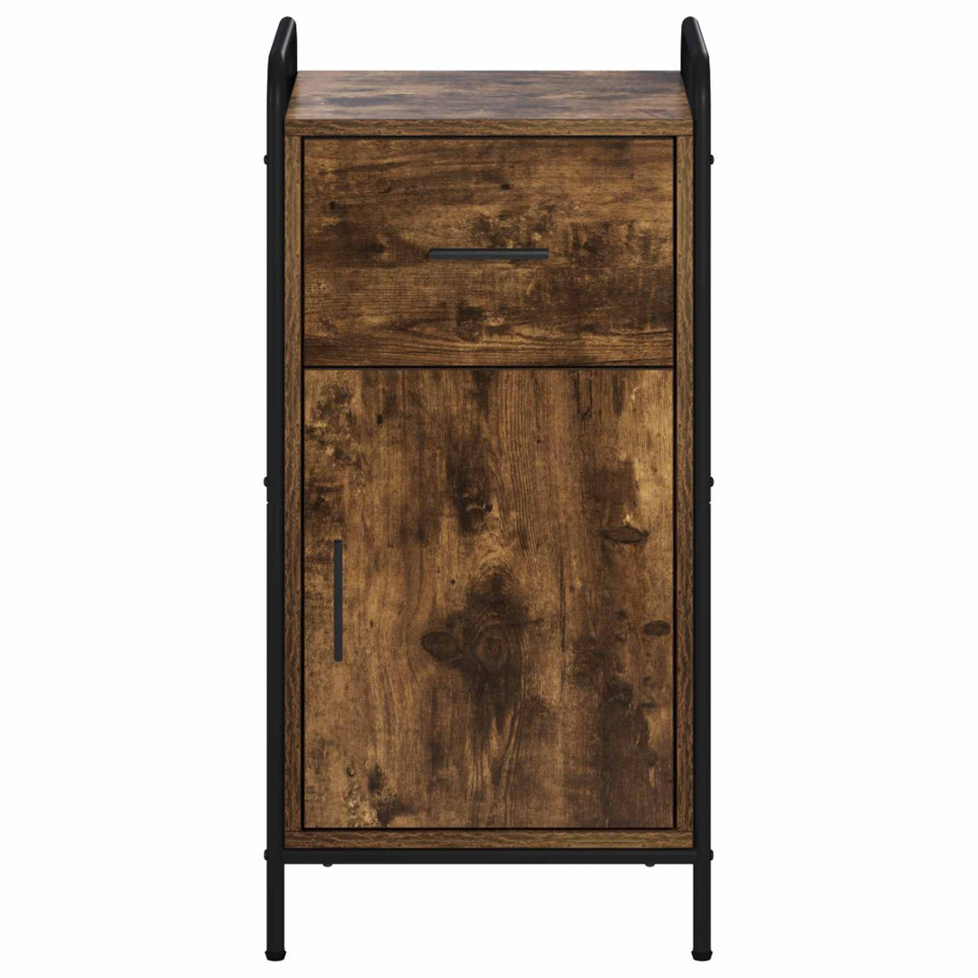 Sideboard Røget eg 97 x 33 x 81 cm Konstrueret træ