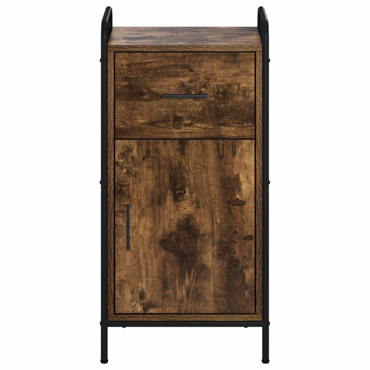 Sideboard Røget eg 97 x 33 x 81 cm Konstrueret træ