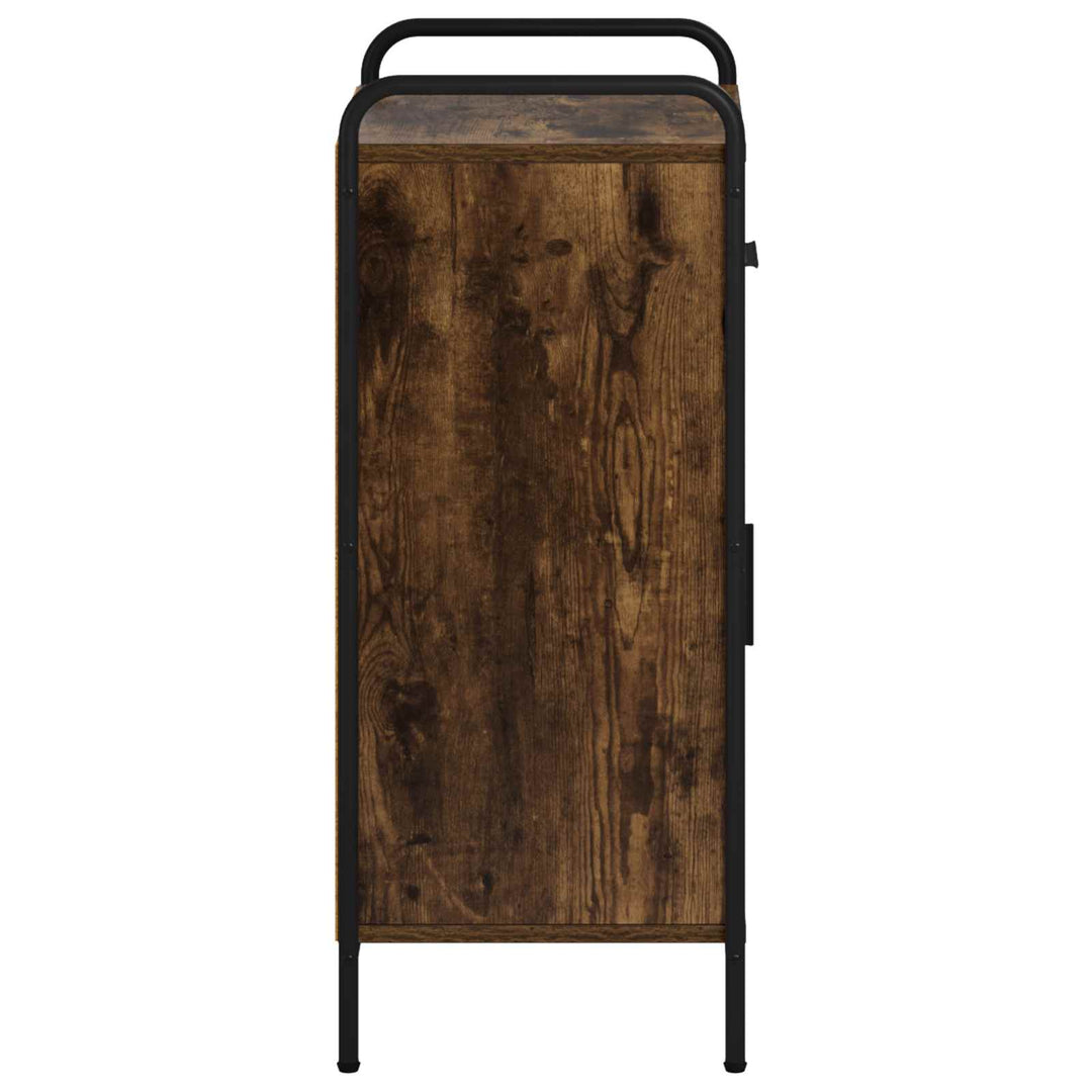 Sideboard Røget eg 97 x 33 x 81 cm Konstrueret træ