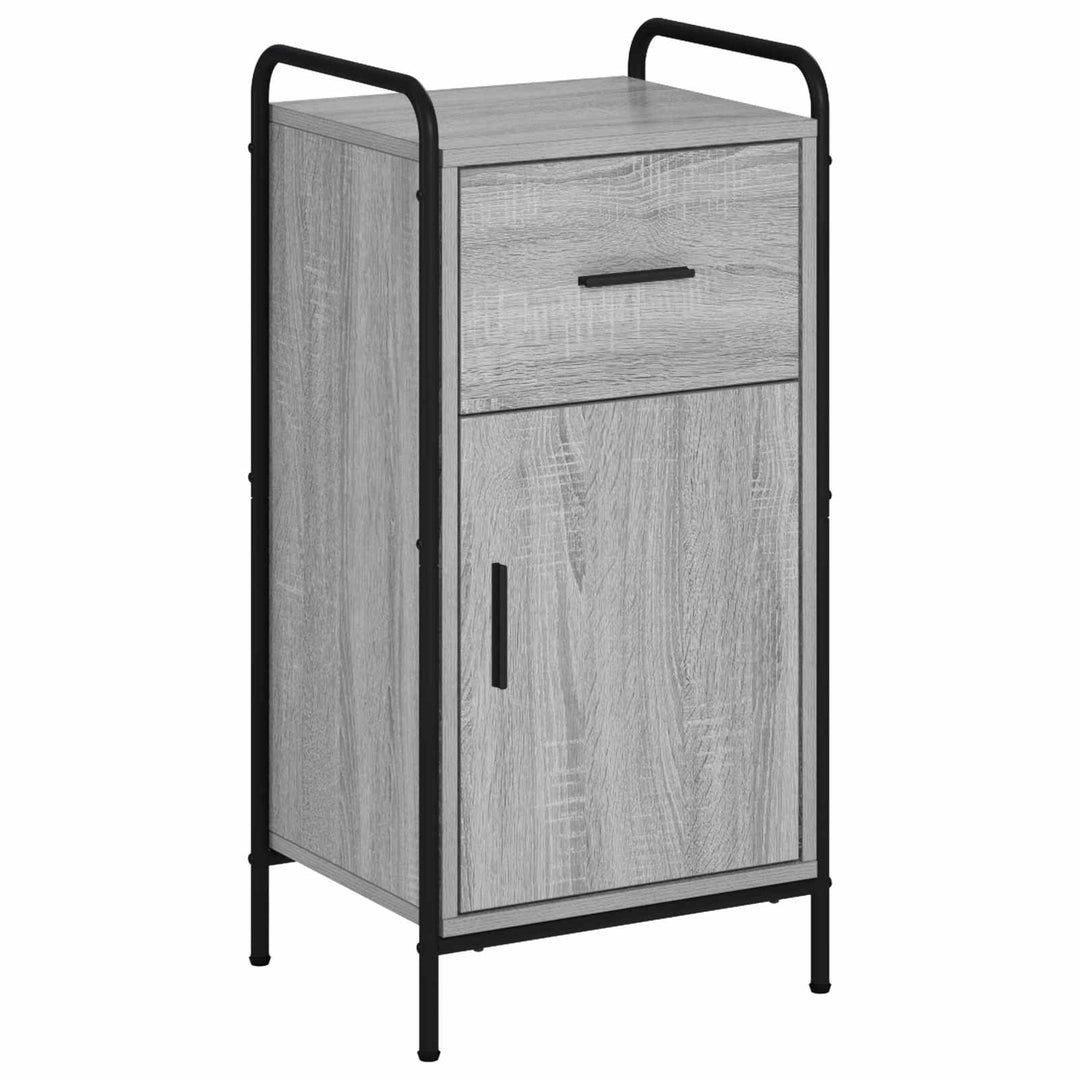 Sideboard Grå Sonoma 97 x 33 x 81 cm Konstrueret træ