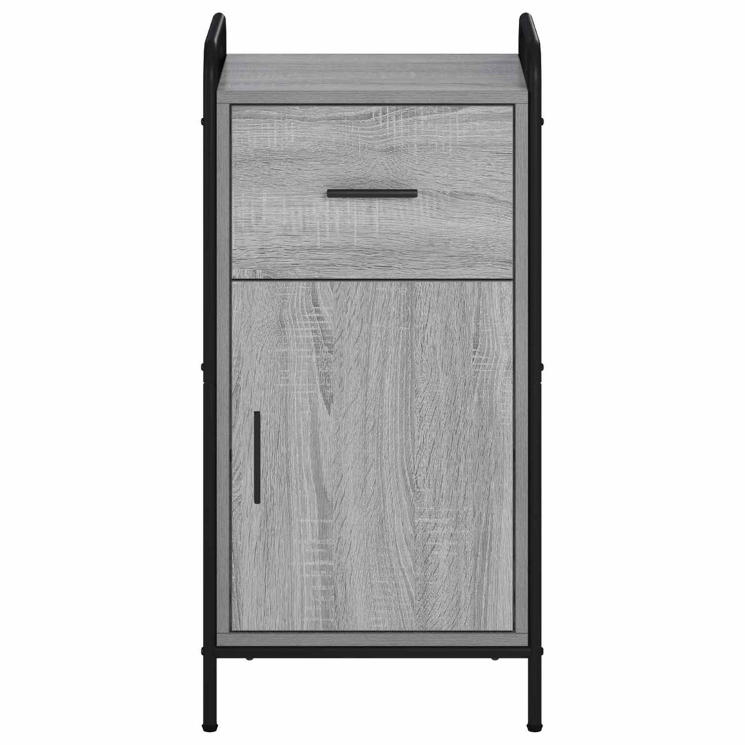 Sideboard Grå Sonoma 97 x 33 x 81 cm Konstrueret træ