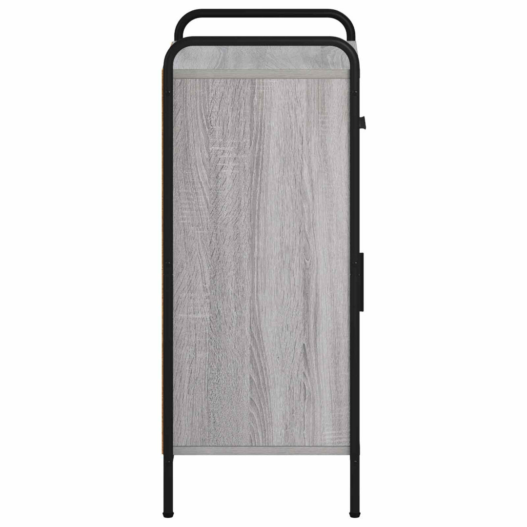 Sideboard Grå Sonoma 97 x 33 x 81 cm Konstrueret træ