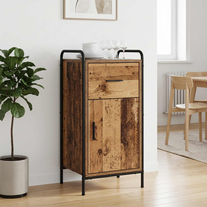 Sideboard Gammelt træ 97 x 33 x 81 cm Konstrueret træ