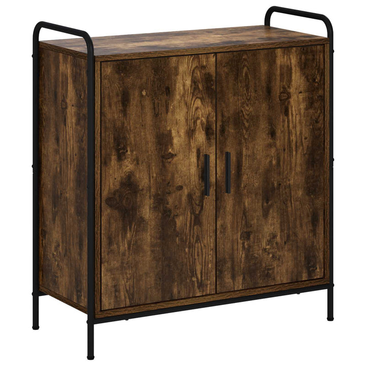 Sideboard Røget eg 97 x 33 x 81 cm Konstrueret træ