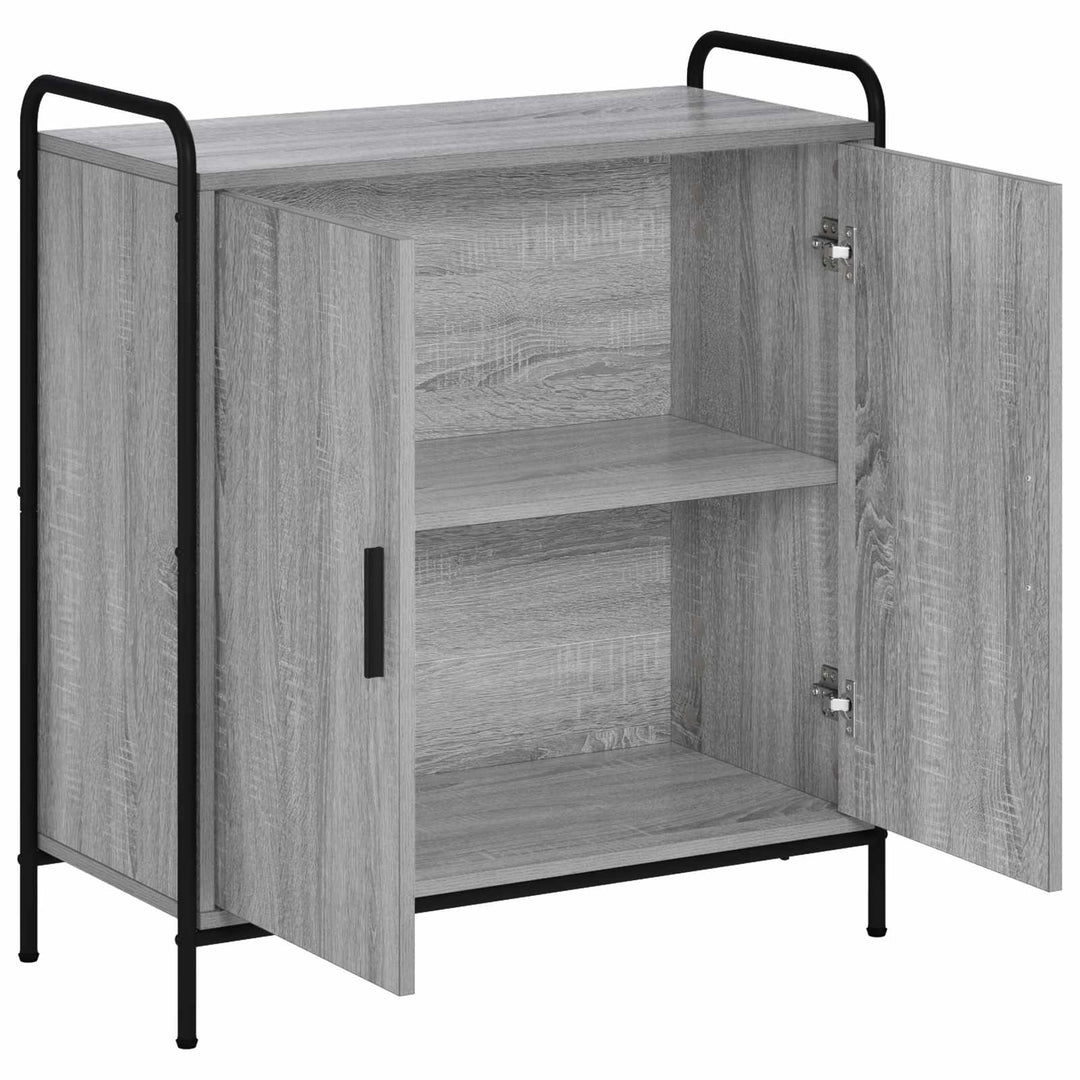 Sideboard Grå Sonoma 97 x 33 x 81 cm Konstrueret træ