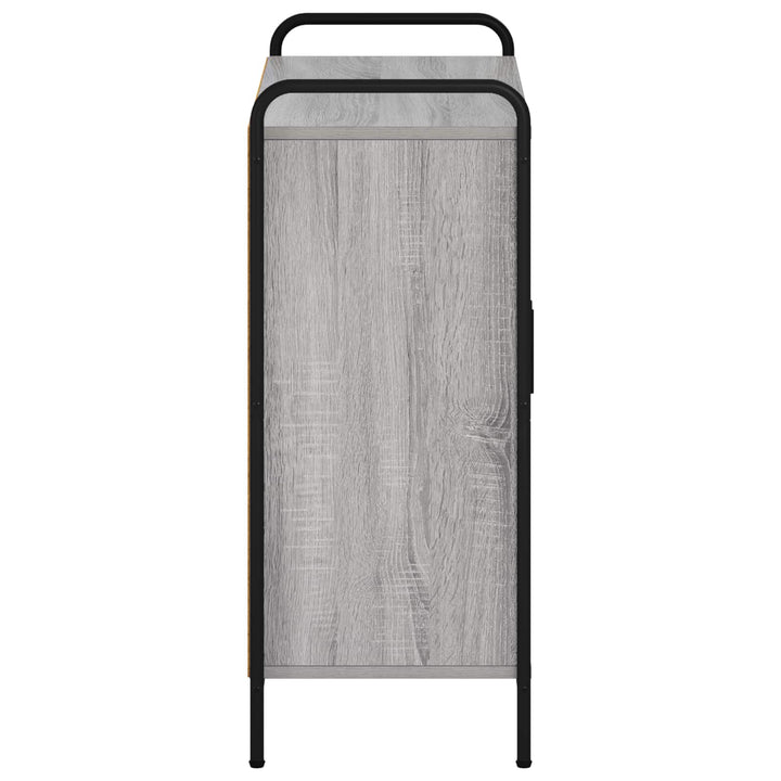 Sideboard Grå Sonoma 97 x 33 x 81 cm Konstrueret træ