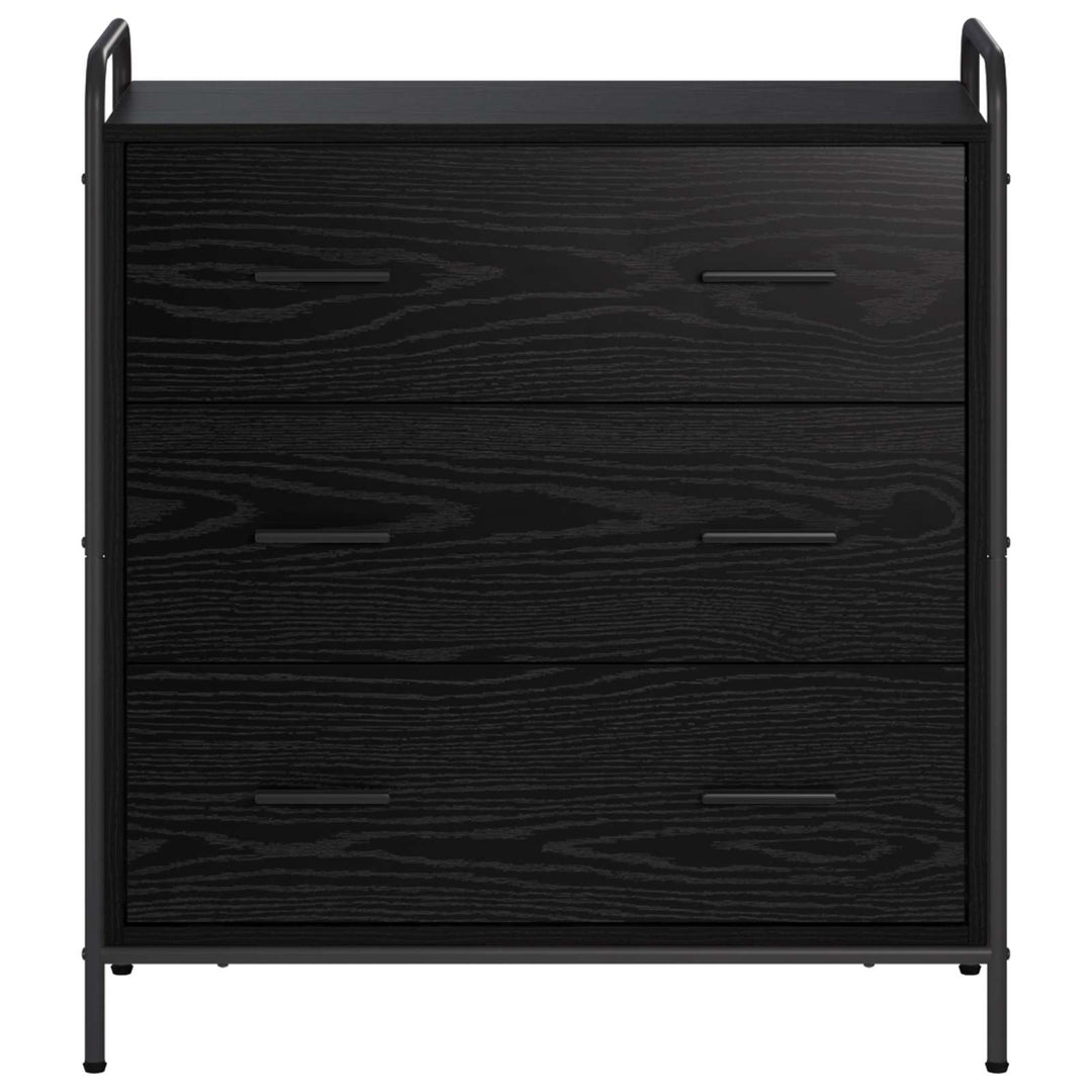 Sideboard Sort eg 97 x 33 x 81 cm Konstrueret træ