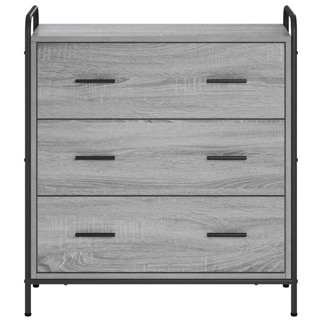 Sideboard Grå Sonoma 97 x 33 x 81 cm Konstrueret træ