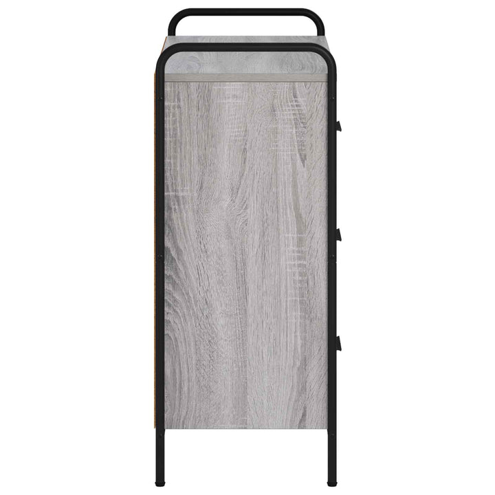 Sideboard Grå Sonoma 97 x 33 x 81 cm Konstrueret træ