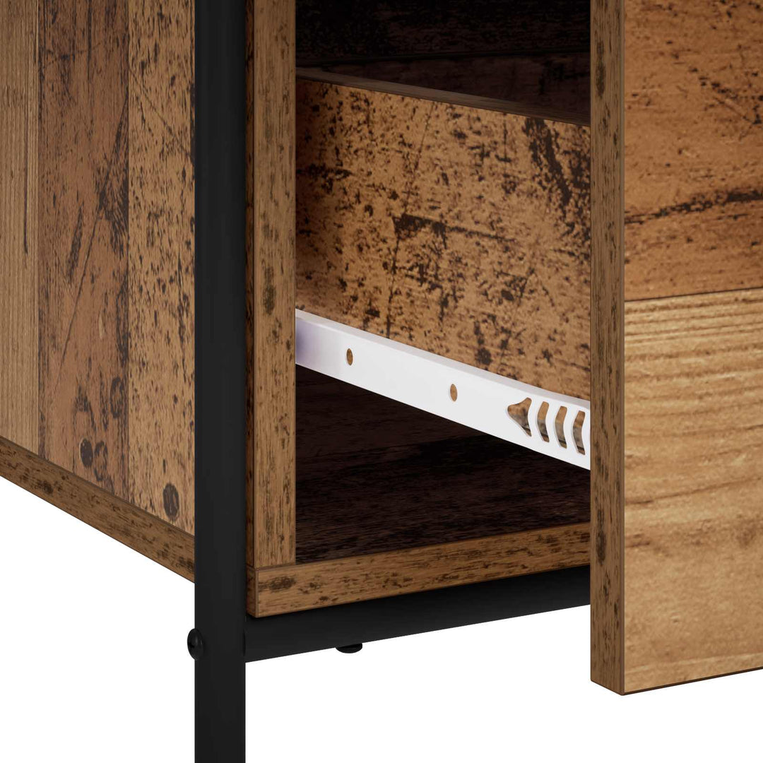 Sideboard Gammelt træ 97 x 33 x 81 cm Konstrueret træ