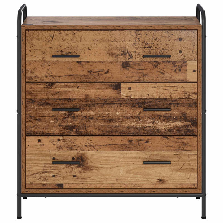 Sideboard Gammelt træ 97 x 33 x 81 cm Konstrueret træ