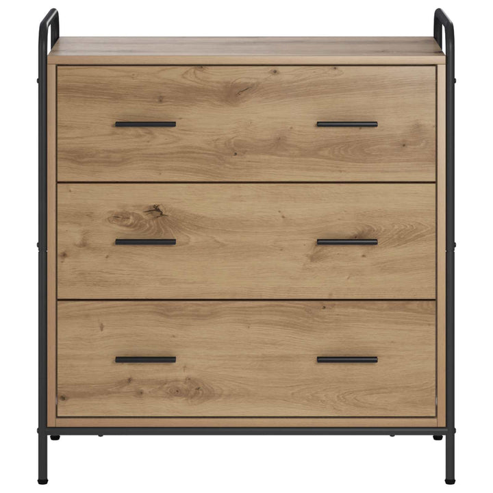 Sideboard Artisan-eg 97 x 33 x 81 cm Konstrueret træ