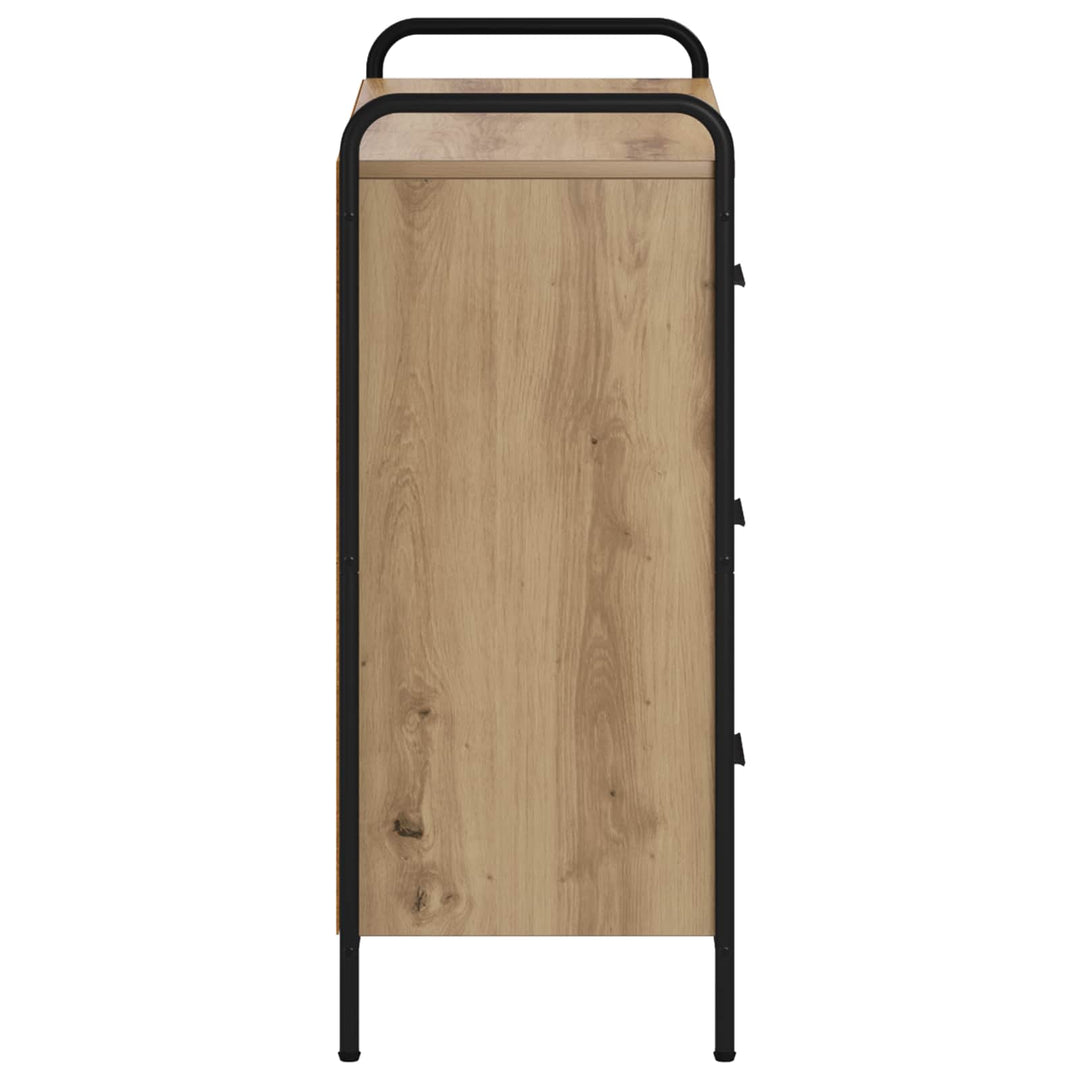 Sideboard Artisan-eg 97 x 33 x 81 cm Konstrueret træ