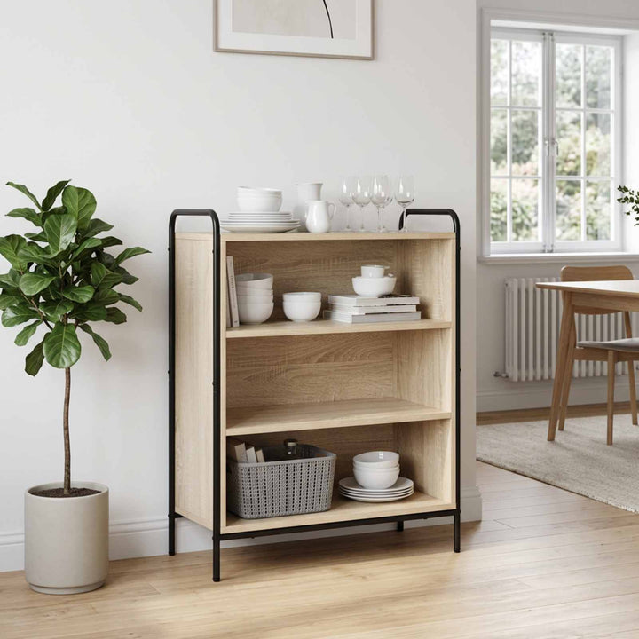 Sideboard Sonoma-eg 97 x 33 x 81 cm Konstrueret træ