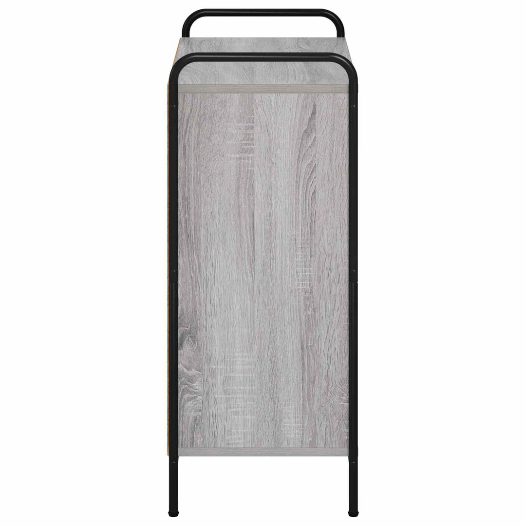 Sideboard Grå Sonoma 97 x 33 x 81 cm Konstrueret træ