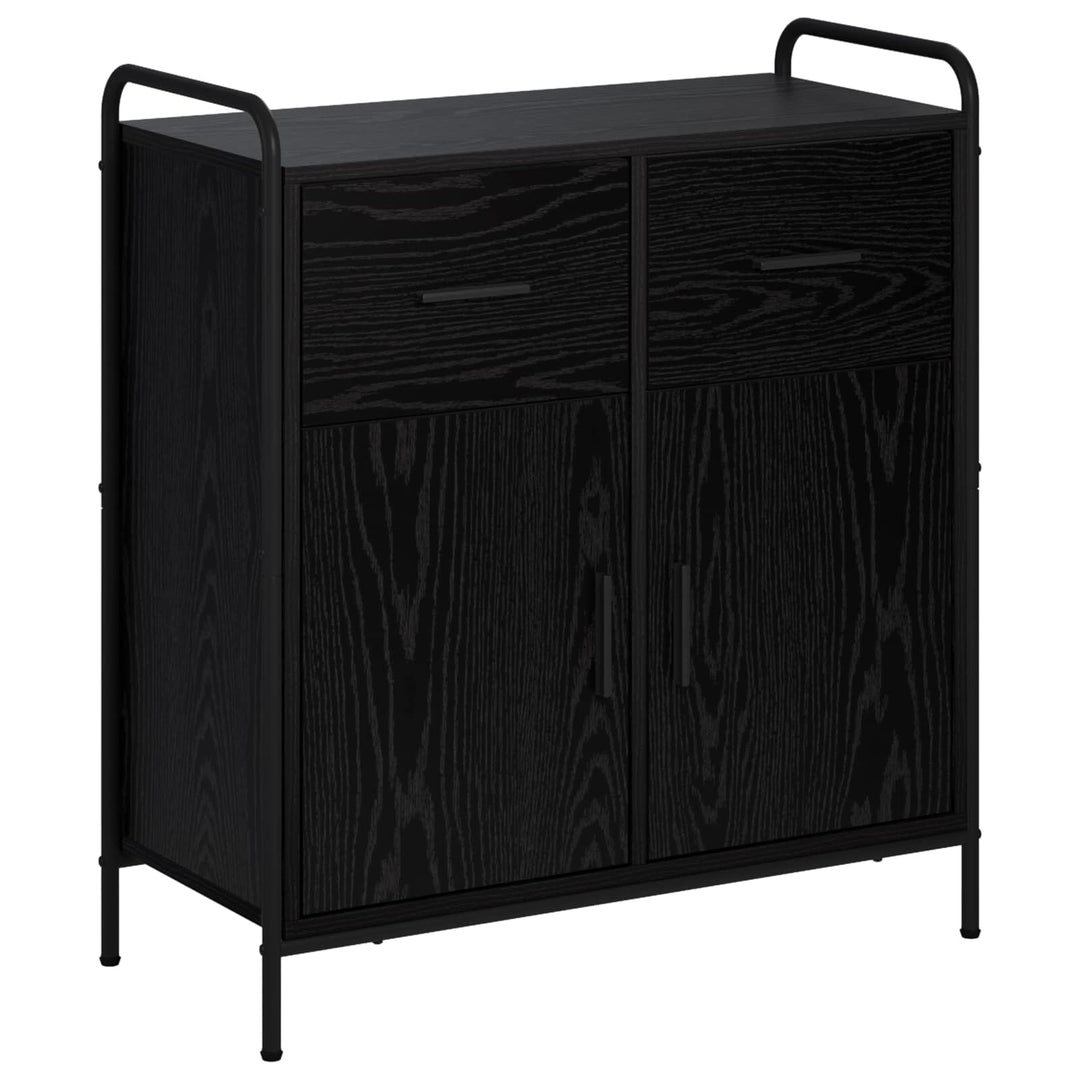 Sideboard Sort eg 97 x 33 x 81 cm Konstrueret træ