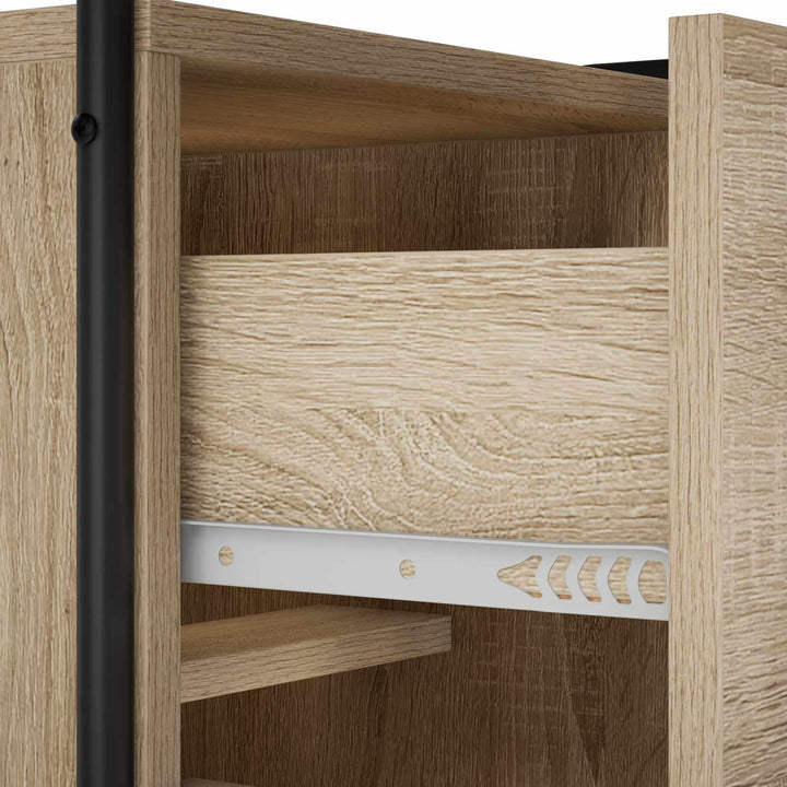 Sideboard Sonoma-eg 97 x 33 x 81 cm Konstrueret træ