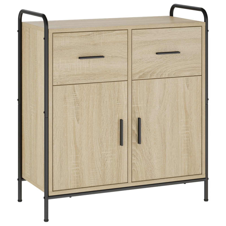 Sideboard Sonoma-eg 97 x 33 x 81 cm Konstrueret træ