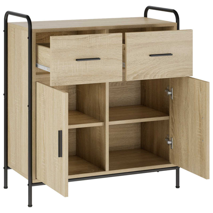 Sideboard Sonoma-eg 97 x 33 x 81 cm Konstrueret træ