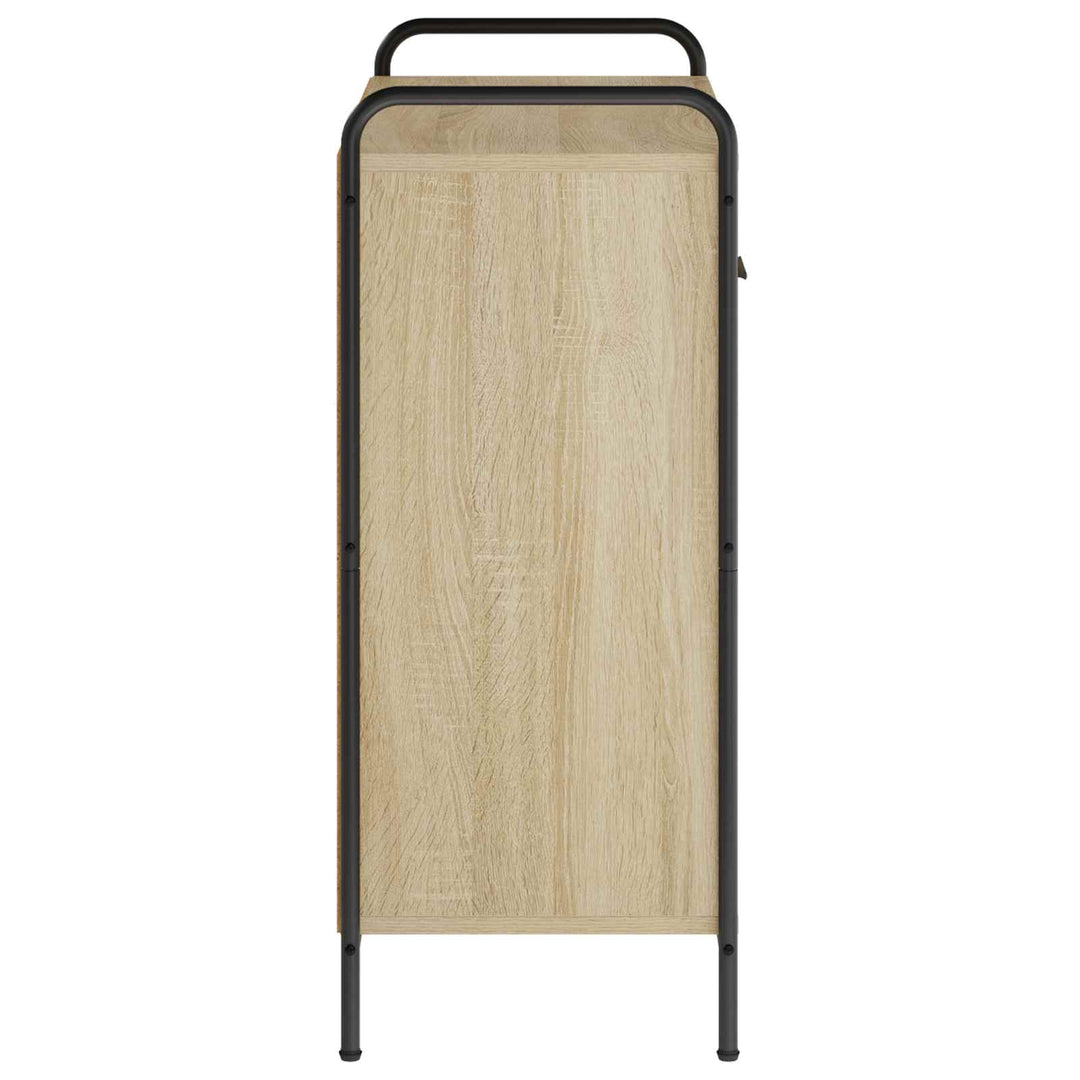 Sideboard Sonoma-eg 97 x 33 x 81 cm Konstrueret træ