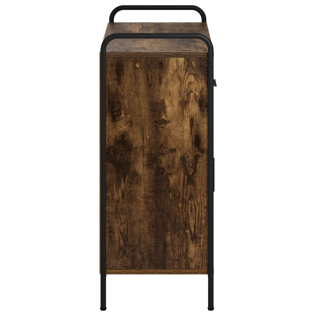Sideboard Røget eg 97 x 33 x 81 cm Konstrueret træ