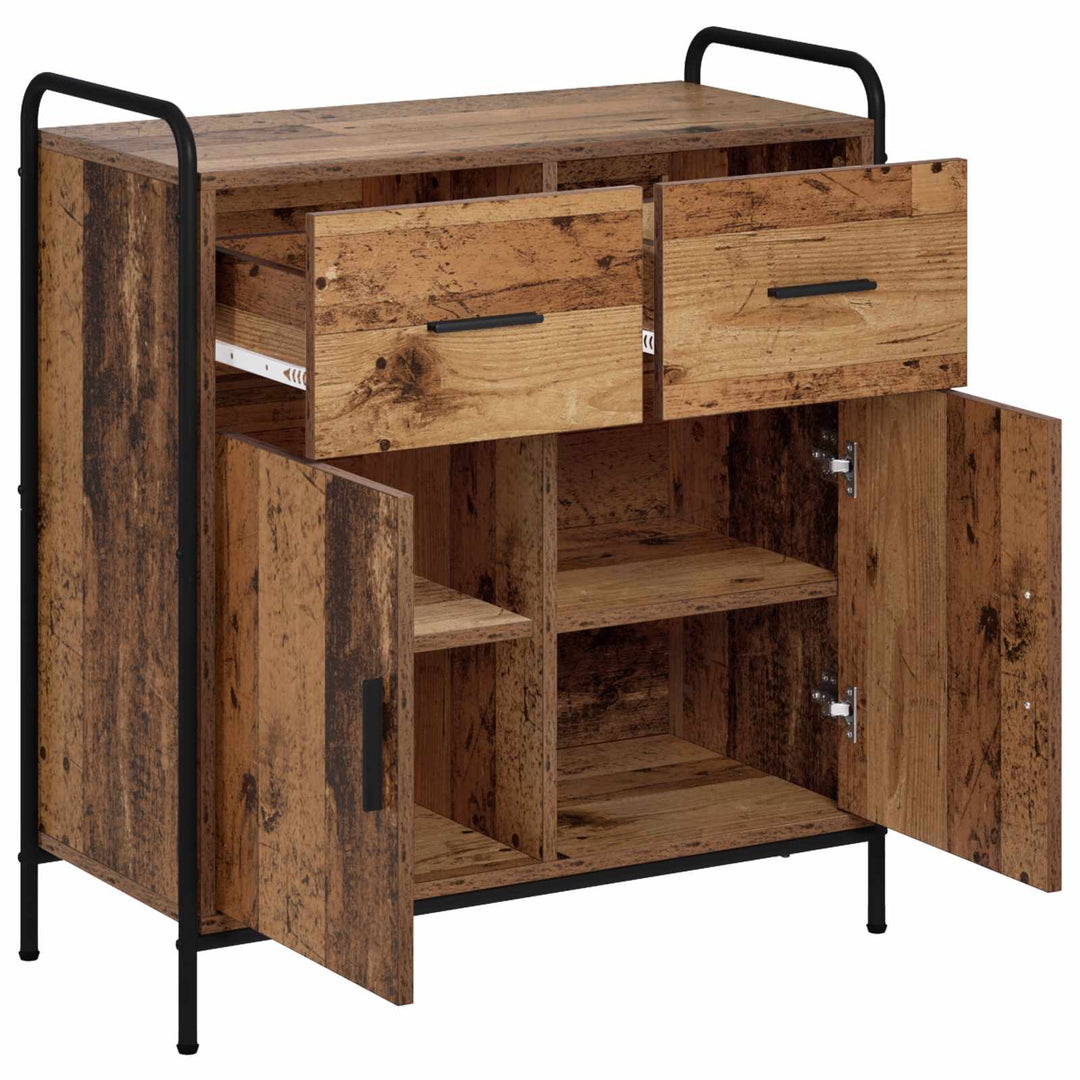 Sideboard Gammelt træ 97 x 33 x 81 cm Konstrueret træ