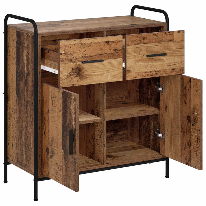 Sideboard Gammelt træ 97 x 33 x 81 cm Konstrueret træ