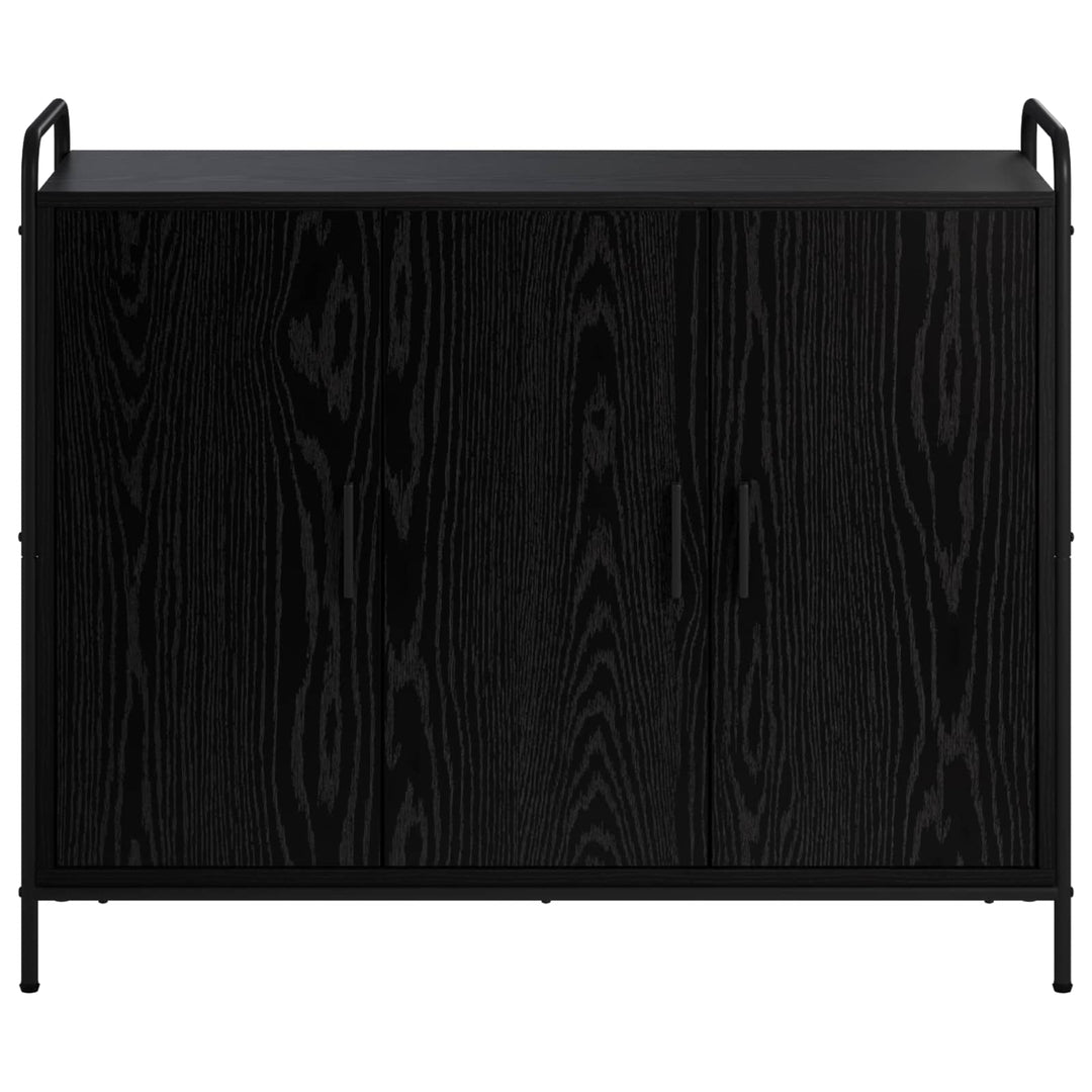Sideboard Sort eg 97 x 33 x 81 cm Konstrueret træ