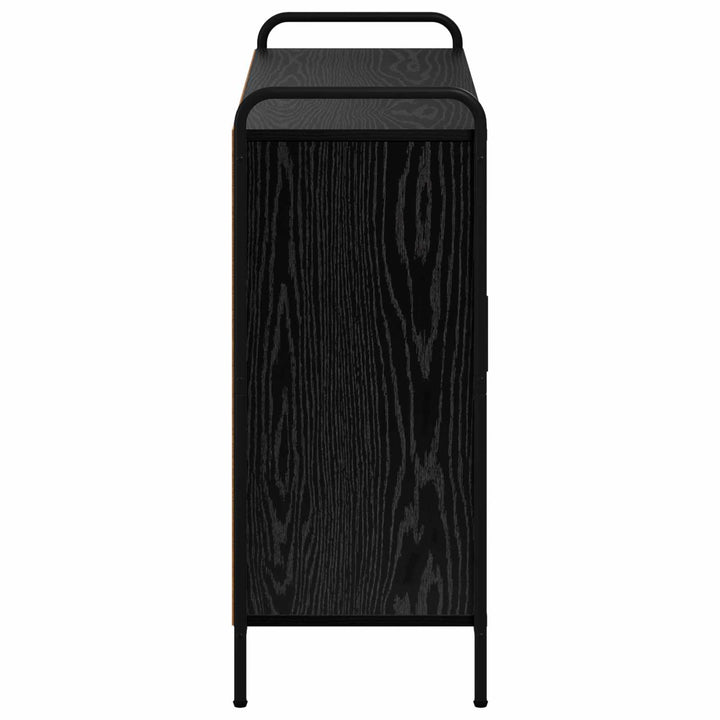 Sideboard Sort eg 97 x 33 x 81 cm Konstrueret træ