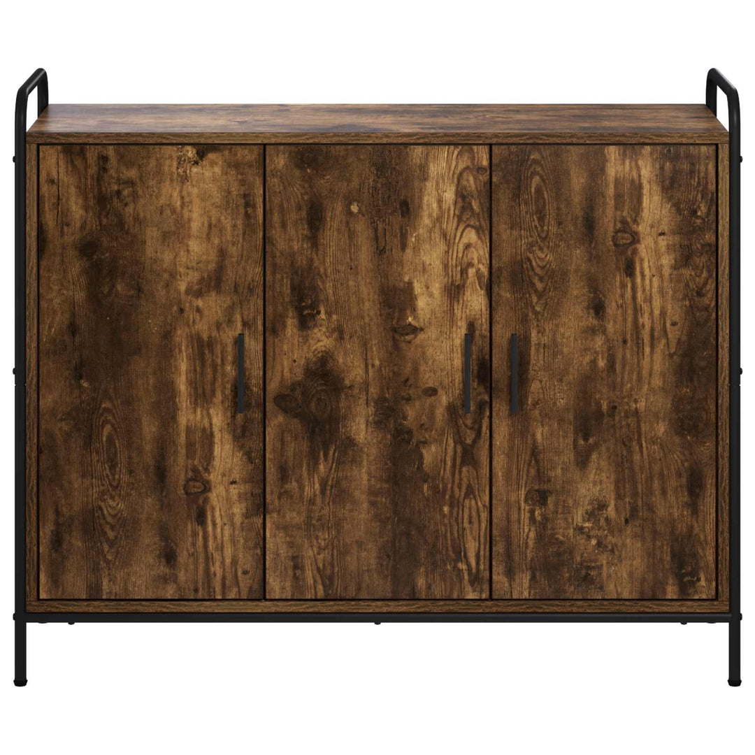 Sideboard Røget eg 97 x 33 x 81 cm Konstrueret træ