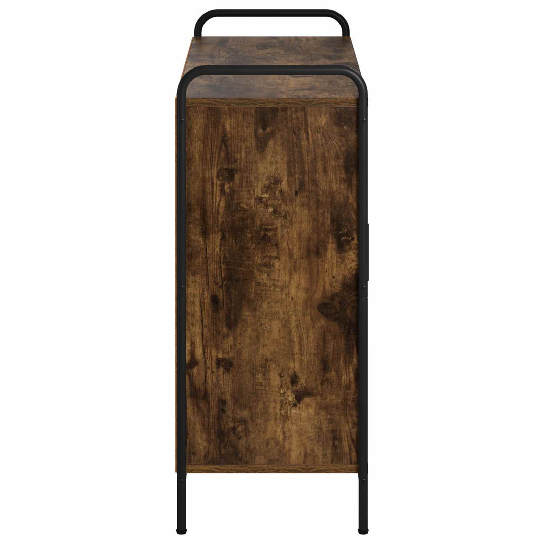Sideboard Røget eg 97 x 33 x 81 cm Konstrueret træ