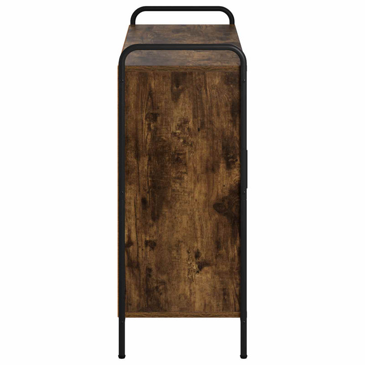 Sideboard Røget eg 97 x 33 x 81 cm Konstrueret træ