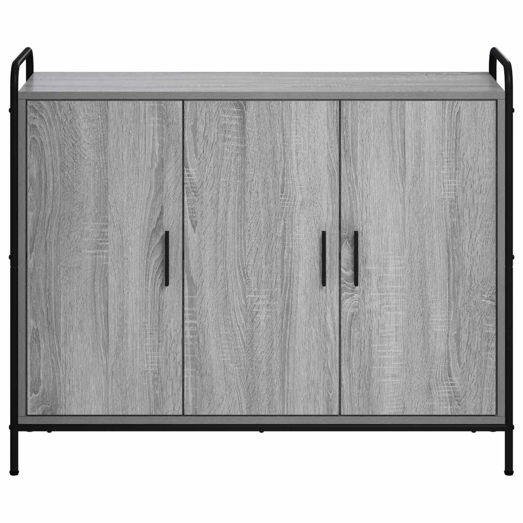 Sideboard Grå Sonoma 97 x 33 x 81 cm Konstrueret træ