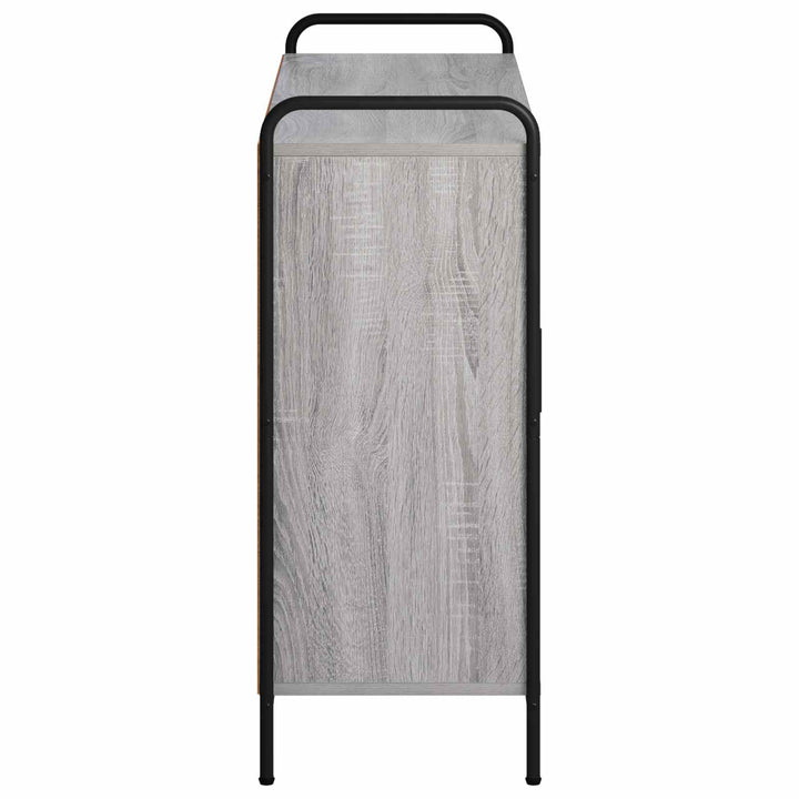 Sideboard Grå Sonoma 97 x 33 x 81 cm Konstrueret træ