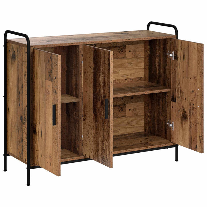 Sideboard Gammelt træ 97 x 33 x 81 cm Konstrueret træ
