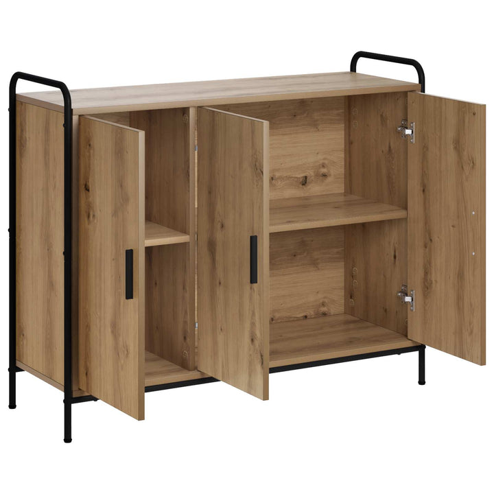 Sideboard Artisan-eg 97 x 33 x 81 cm Konstrueret træ