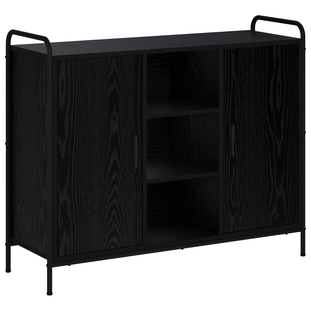 Sideboard Sort eg 97 x 33 x 81 cm Konstrueret træ