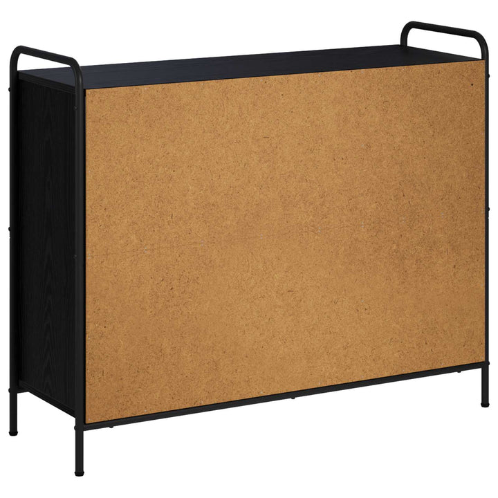 Sideboard Sort eg 97 x 33 x 81 cm Konstrueret træ