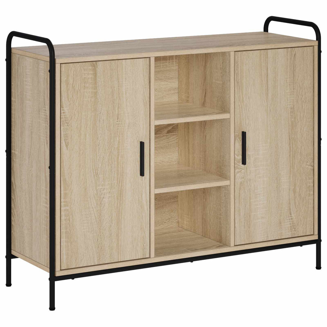 Sideboard Sonoma-eg 97 x 33 x 81 cm Konstrueret træ