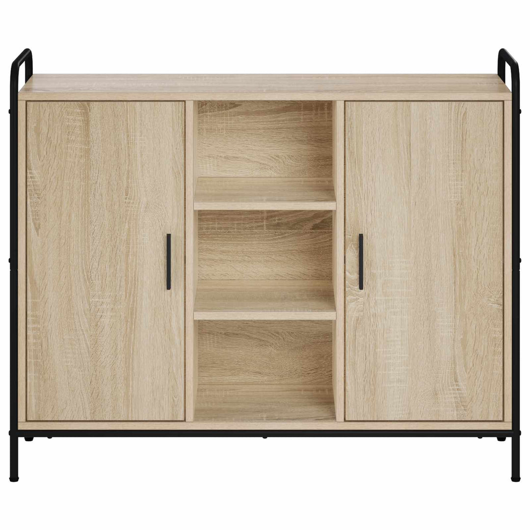 Sideboard Sonoma-eg 97 x 33 x 81 cm Konstrueret træ