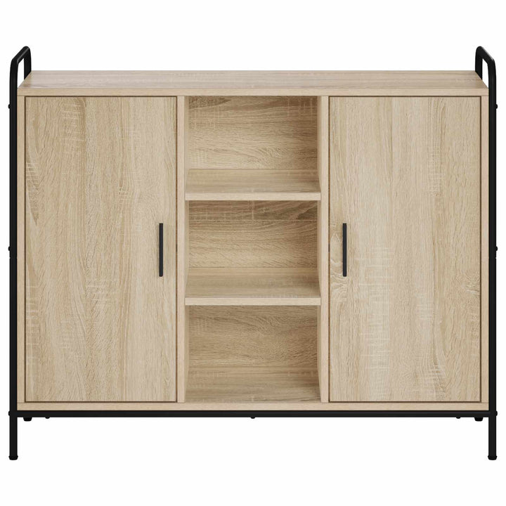 Sideboard Sonoma-eg 97 x 33 x 81 cm Konstrueret træ