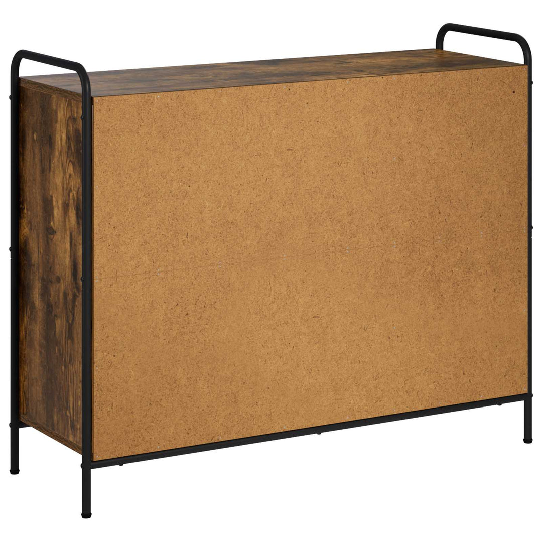 Sideboard Røget eg 97 x 33 x 81 cm Konstrueret træ