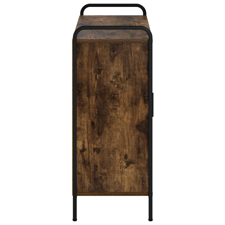 Sideboard Røget eg 97 x 33 x 81 cm Konstrueret træ